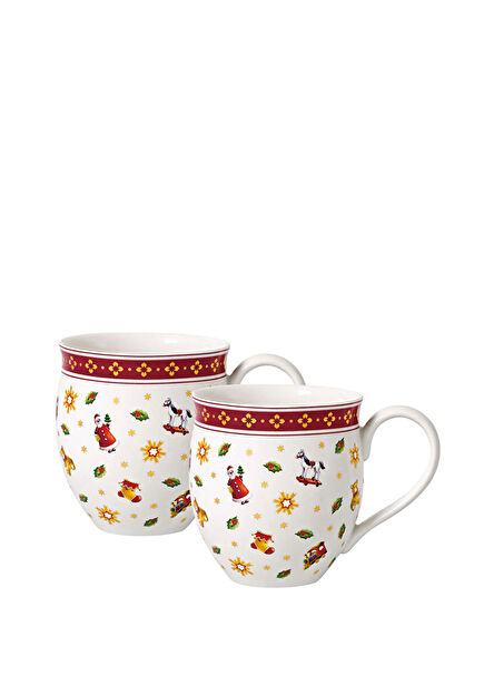 Toy's Delight Christmas Themed Mug Set of 2
