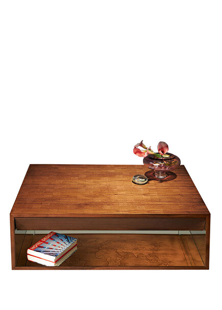 Terra Carved Wood Mid-Table