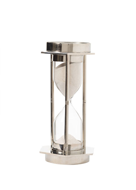 Compass Silver Hourglass