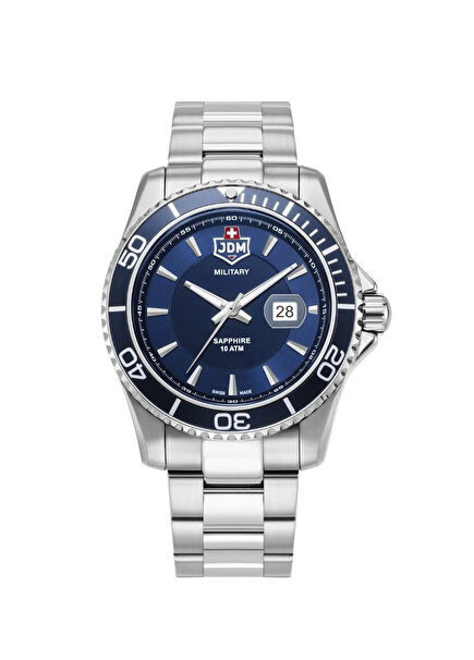 Sapphire JDM-WG022-01 Metalik Gri Çelik Erkek Kol Saati