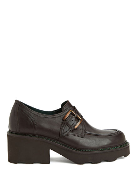 Brown Women's Leather Shoes