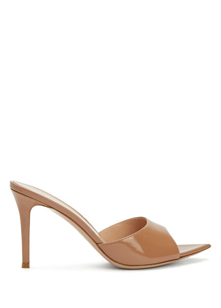 Elle Powder Pink Women's Patent Leather Slippers