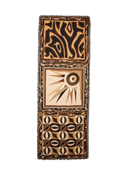 Black Gold Silk Scarf