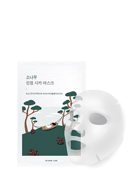 Pine Calming Cica Mask Stres Karşıtı ve Pürüz Önleyici Çam Özlü Cica Maske 27 ml