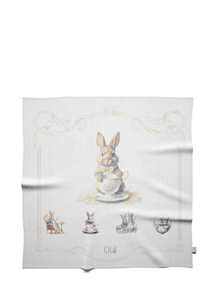 Wise Rabbit Baby Muslin Cover Set