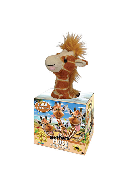 15802 Giraffe Plush and Selfie 48 Piece Puzzle