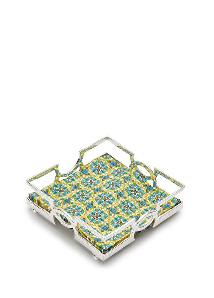 Modern Silver Plated Napkin Holder