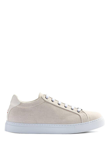 Beige Men's Linen Sneakers