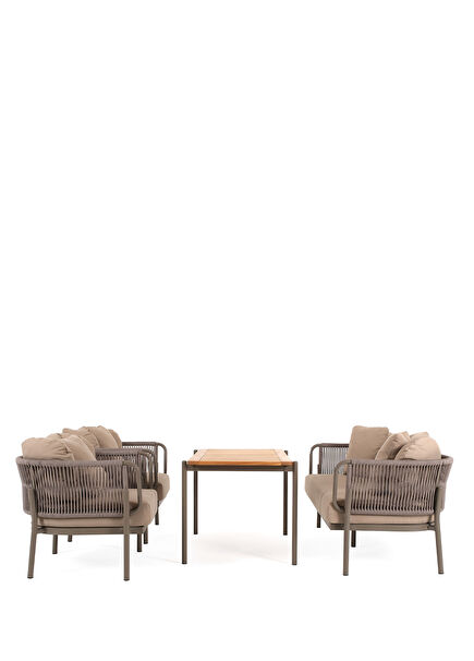 Ban Vizon Iroko Alüminyum Bahçe Takımı