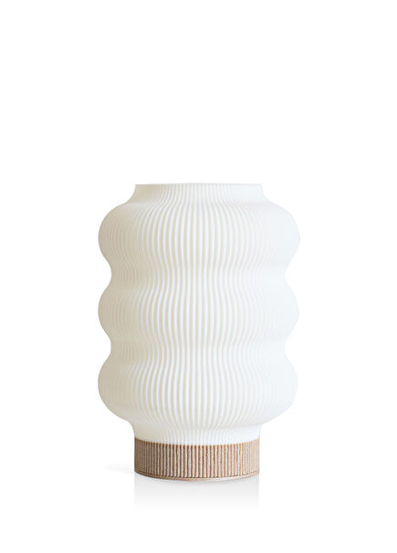 Ostraco Wood Textured Table Lamp