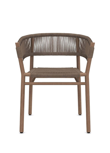 Kilt Sand Teak Armchair