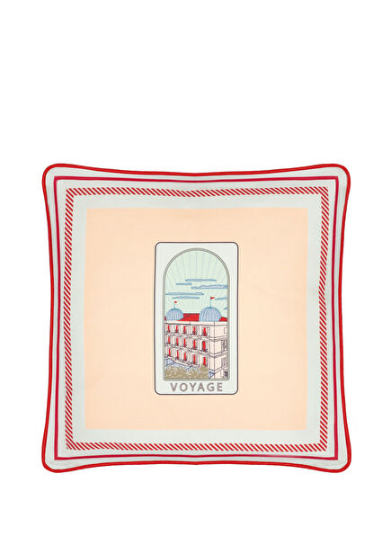 Splendid Palas Colorful Yellow Goose Down Throw Pillow 40 x 40 cm