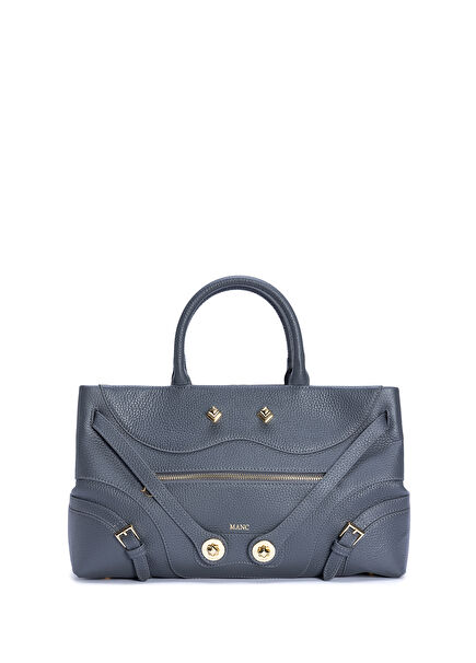 Zouzou 26 Grey Women's Leather Bag