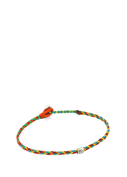 Life Herrinbone Men's Silver Bracelet