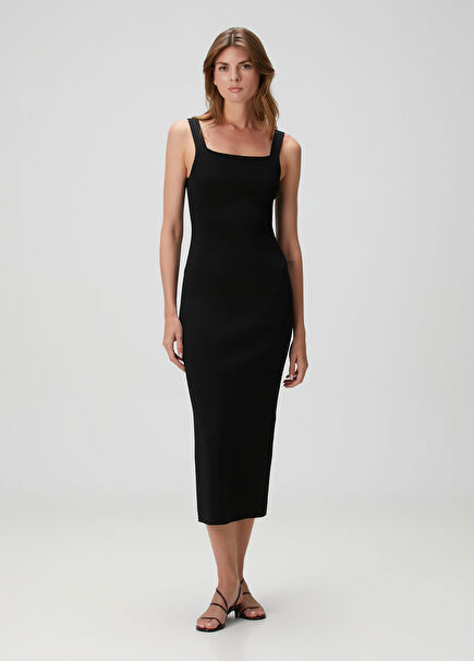 Dixi Black Midi Dress