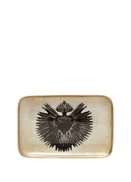 Solo Coeur Rayon Decorative Plate