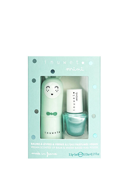 Turquoise Water-Based Nail Polish&Lip Moisturizer