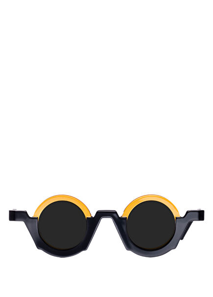 WL0080 Black Yellow Acetate Men's Sunglasses