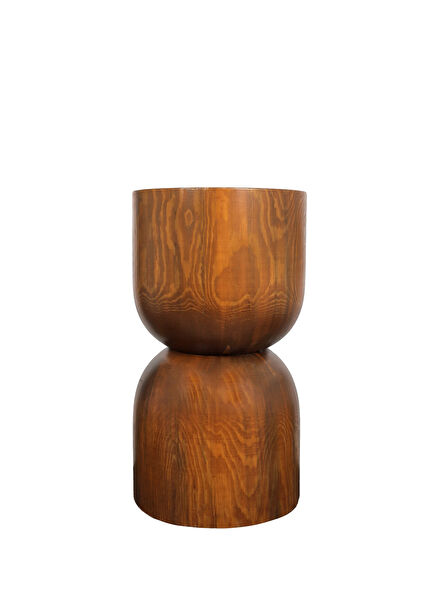 Ubud Walnut Wooden Side Table