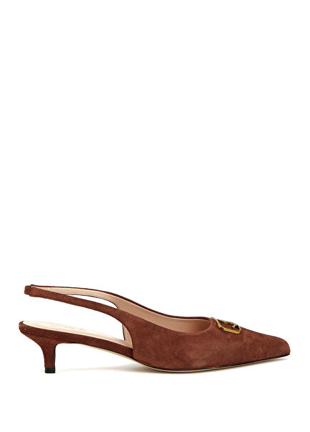 Burgundy Leather Pump