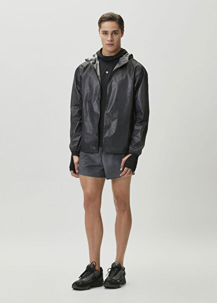 Anthracite Print Shorts