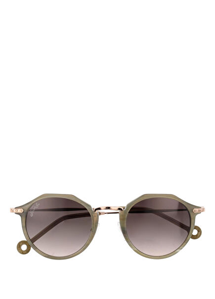 HS928 49 S04 Yeşil Asetat Kadın Güneş Gözlüğü