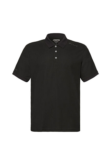 M Evo Crew Pro Lite Siyah Polo Yaka Kısa Kollu Erkek T-Shirt