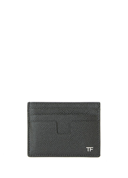Black Men's Leather Card Holder
