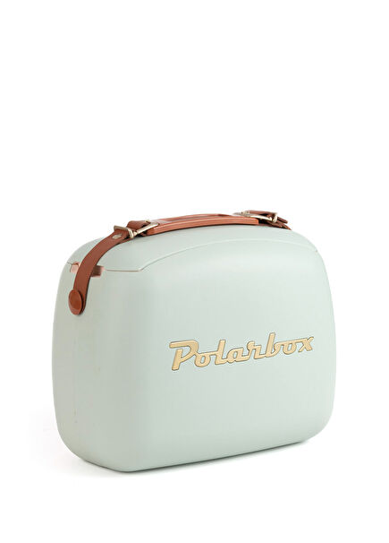 Deri Kayışlı Coolerbag Matcha Gold Soğuk ve Sıcak Tutucu Yemek Termosu 6 lt