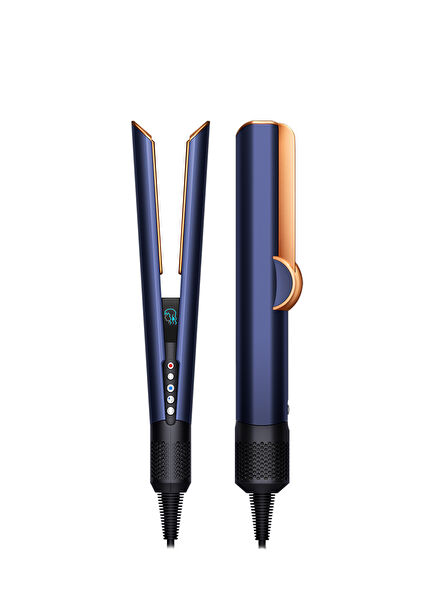 Airstrait Prussian Blue Shiny Copper Hair Straightener