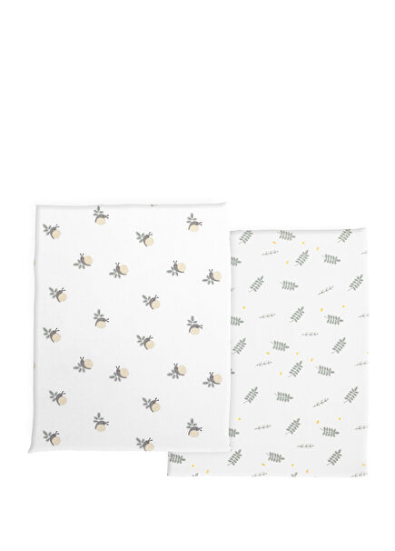 N2M Forever Bamboo 2-Piece Baby Kids Sheet Set For Crib