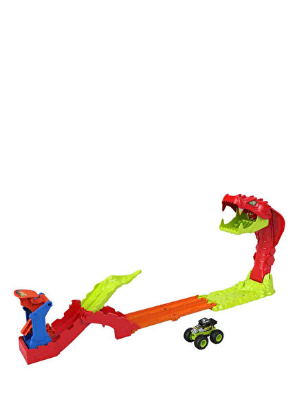 Hot Wheels Monster Trucks Snake Bite Power Pulse Playset JJN44