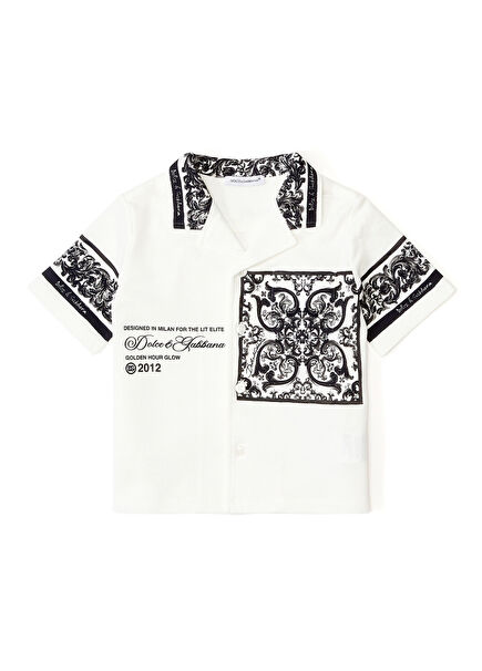 Multicolored Patterned Baby Boy Shirt