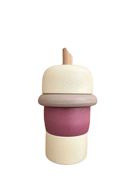 Çilekli Milkshake Ahşap Oyuncak