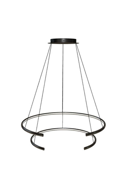 Comet Silver Metal Chandelier