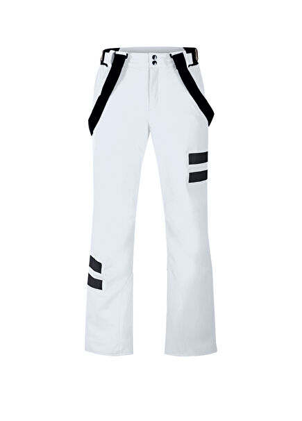 901 İnsulated Ski White Black Erkek Kayak Pantolonu