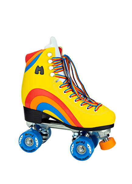 Rainbow Rider Yellow Quad Skates
