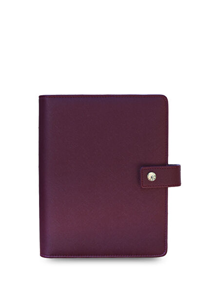 Planner Burgundy Mor Deri 360 Günlük Tarihsiz Planlayıcı