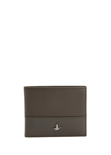 Brown Men's Double Leather Wallet