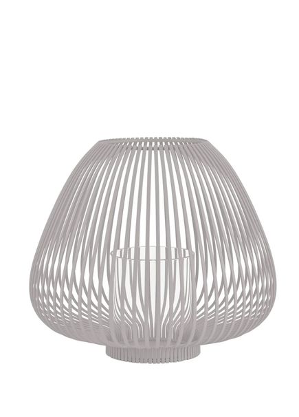 Lyva Light Gray Medium Lantern