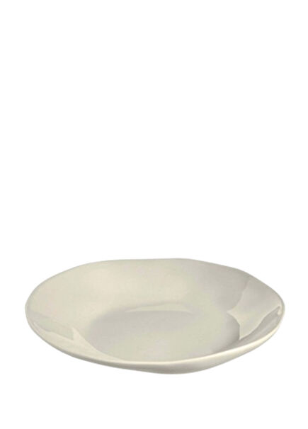 Beige Ceramic Plate 13 cm