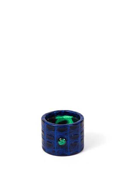 Lacivert Desenli 6li Peçetelik