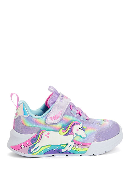 Unicorn Chaser Mor Kız Çocuk Sneaker