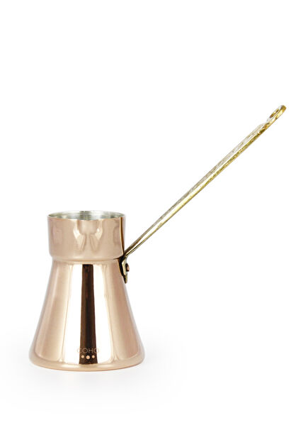 Coho Artisan Cast Wrap Handle Copper Turkish Coffee Pot 180 ml