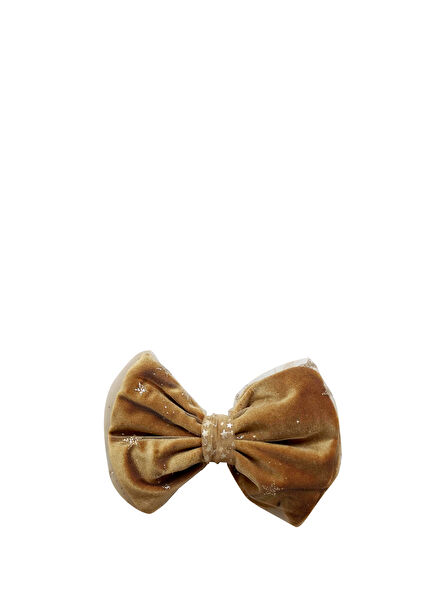 Golden Velvet Velvet Clip Girl Buckle
