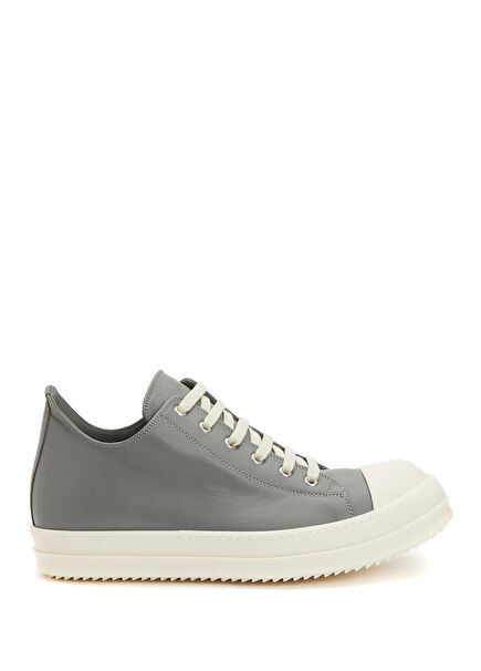 Gri Erkek Deri Sneaker