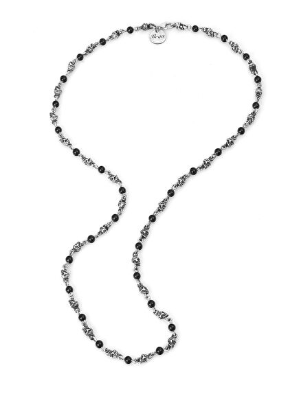 Skull Chain Erkek Gümüş Kolye