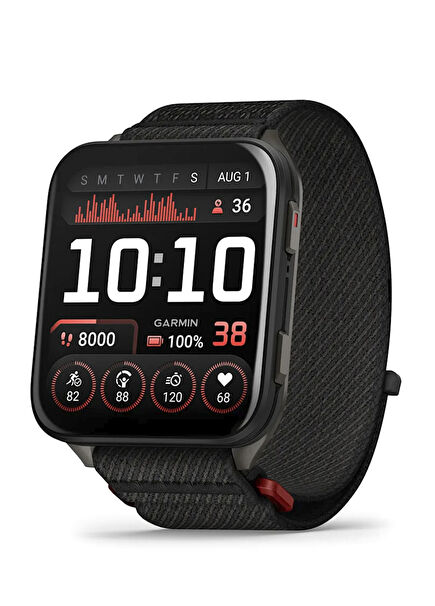 Venu X1 Siyah Silikon Kayışlı Akıllı Saat