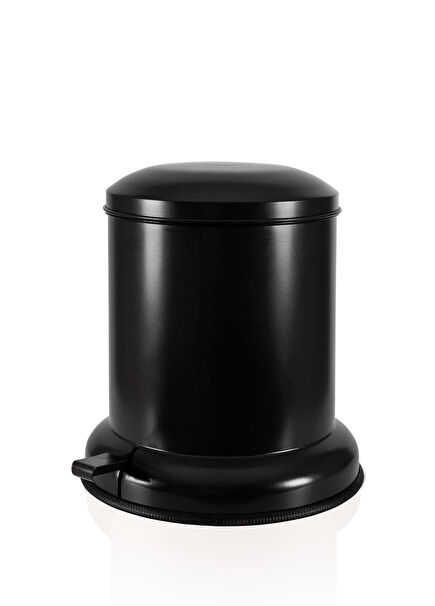 Black Pedal Metal Trash Can