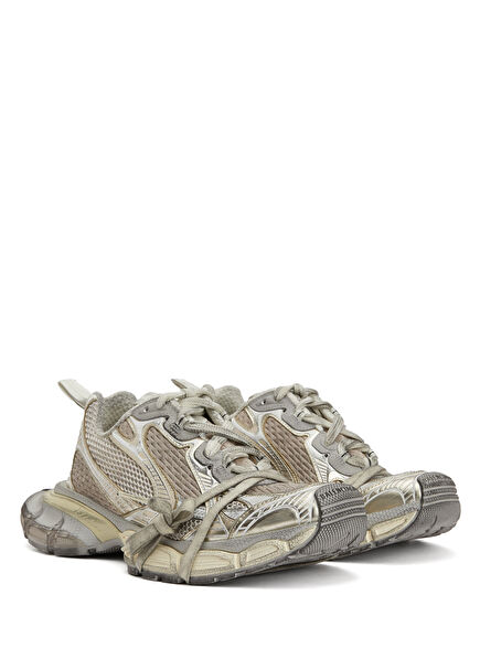 3XL Ekru Kadın Sneaker